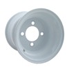 GTW White Steel Golf Cart Wheel | 10x8 | 3:5