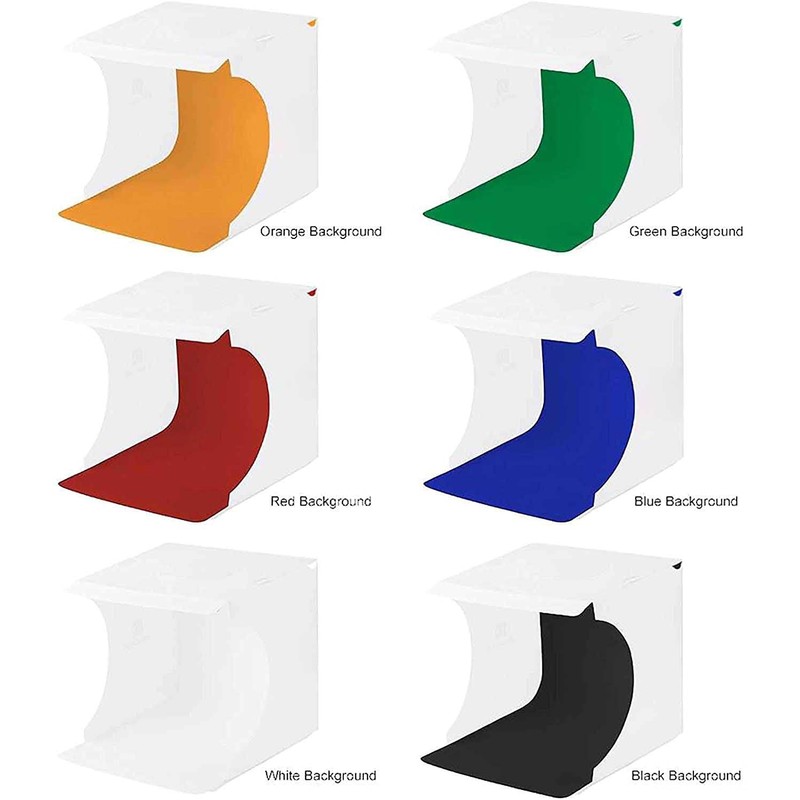 Studio Portable Photo Set Light Box with LED Light 6