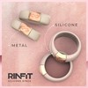 Rinfit Silicone Rings for Women - Silicone Wedding Bands Women