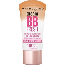 Maybelline New York Dream Fresh Skin BB Cream hidratante, blsamo de belleza perfeccionador de la piel 8 en 1 con amplio espectro Spf 30, cobertura de 