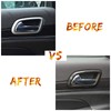 JeCar Inner Door Handle Decoration Ring ABS Interior Trim Cover