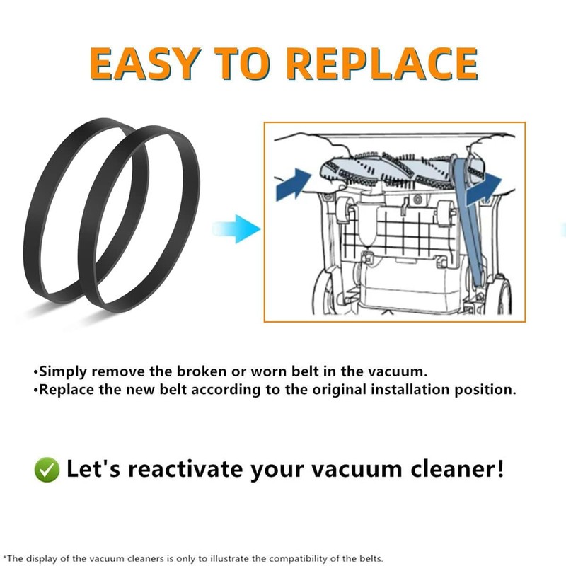Vacuum Belt Replacement, Compatible with Bissell 7/9/10 P/N 3031120, for