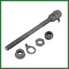 Motoforti 1 Pcs 9.5mm Wheel Hub Axle Front Axle Solid