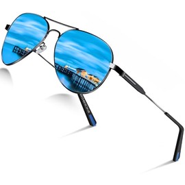 DADA-PRO Men's Aviator Sunglasses Blue, blue
