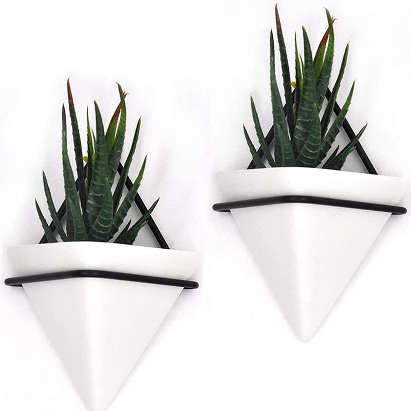 2 x Hanging Flower Pot, Flower Pot, Wall Decoration, Wall
