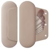 Estuche para Brochas de Maquillaje de Silicona,Soporte para Brochas de