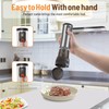 Electric Salt and Pepper Grinder Set, Upgraded 2-Speed Setting, External