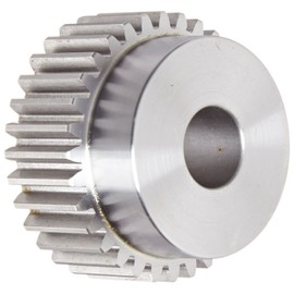Boston Gear YB24 Spur Gear, Steel, Inch, 16 Pitch, 0.625" Bore, 1.625" OD, 0.750" Face Width, 24 Teeth
