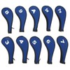 10pcs Golf Iron Head Cover with Number Printing Neoprene Zippered