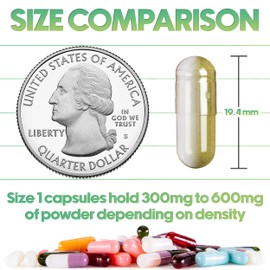 XPRS Nutra Size 1 Empty Capsules - 500 Count Empty Gelatin Capsules - Empty Pill Capsules - DIY Capsule Filling - Pure Bovine Pill Capsules Empty Gel Caps (Pearl Purple/White)