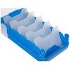TimeTex A8 Plastic Index File Box - Blue