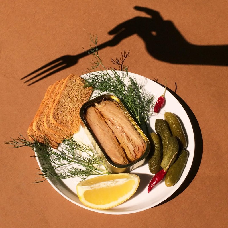 Spiced Portuguese Skipjack Tuna Fillets Canned in Olive Oil Wild