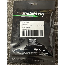 InstallBay IBHD030 3-ft HDMI Pass Through Extension Cable Accessory - Polybag