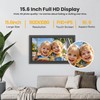 64GB 15.6" Large Digital Picture Frame, Uhale WiFi Electronic Photo