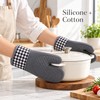 Silicone Oven Mitt for Cooking and Baking – Heat-Resistant Non-Slip
