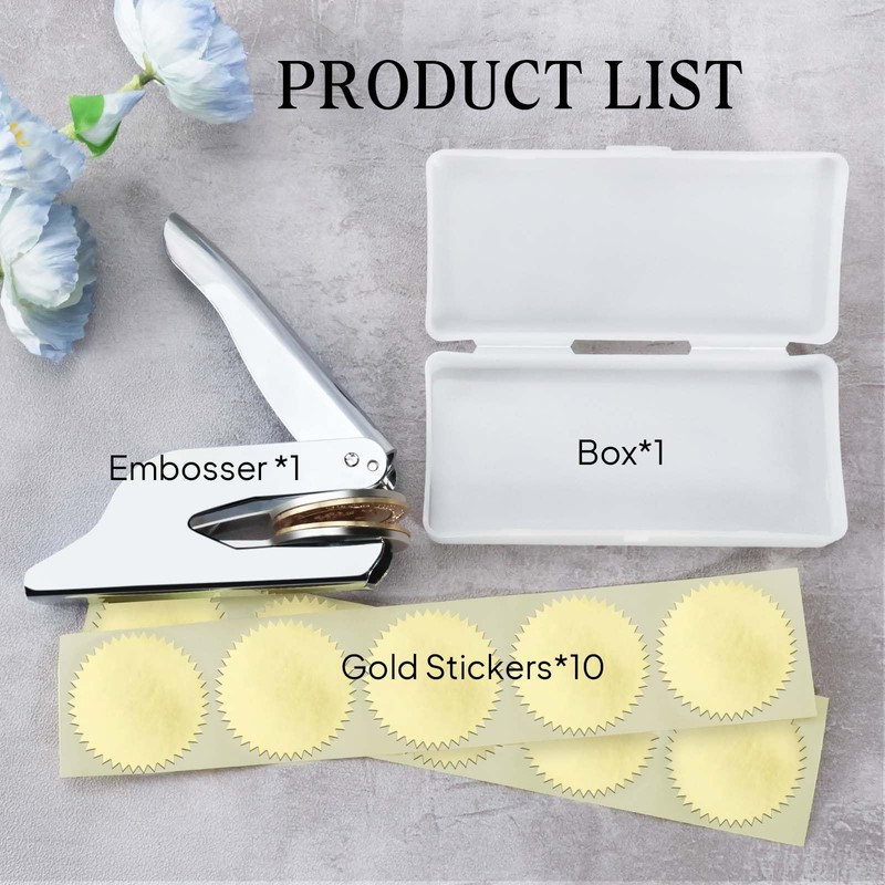 Book Embosser - from The Library of Book Lover Gifts,