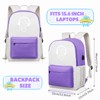 SAMIT Anime Luminous Backpack with USB Charging Port Anti Theft