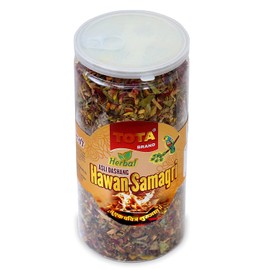 Tota Herbal Havan Samagri for Pooja - 400gm Jar 100% Natural and Pure Hawan Samagri for Hawan kund, Durga Puja, Home Pooja and Other Auspicious Occassions