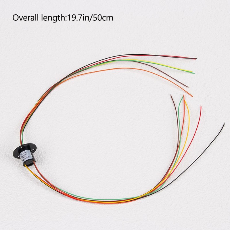 Comidox 12.5mm 300Rpm 6 Wires CIRCUITSx2A Capsule Electrical Slip Ring