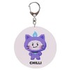 TRUZ Big Acrylic Key Chain / CHILLI LINE FRIENDS