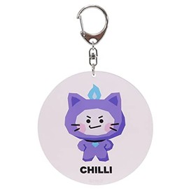 TRUZ Big Acrylic Key Chain / CHILLI LINE FRIENDS
