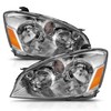 AmeriLite For 2005-2006 Altima Halogen Sedan Model Crystal Chrome Replacement