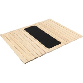 Dpofirs Mesa de Resistente con Brazo para sofá Bandeja Antideslizante para Aperitivos, Portavasos Remoto, Almohadilla Ancha de EVA sobre la Bandeja del Brazo para TV Time