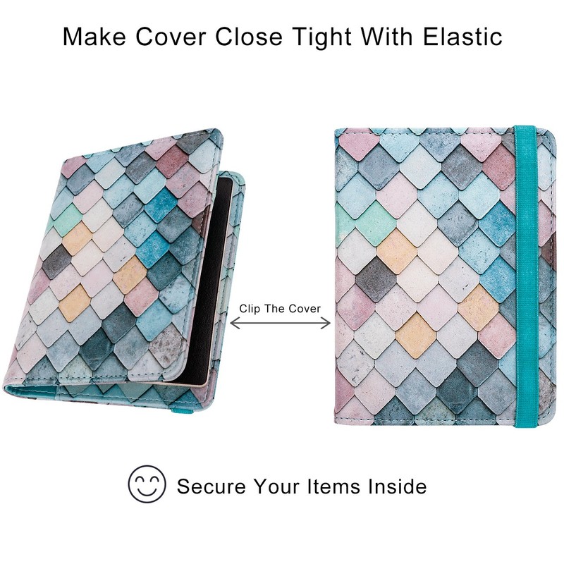 WALNEW RFID Blocking Passport Holder Wallet Cover Case