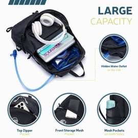 YOODI Foldable Backpack, Ultralight 20L, Small Hiking Backpack, Waterproof, Lightweight Thin Daypack, Folding Backpack for Camping, Hiking, Travel, Sports for Men and Women, orange, Rucksack