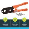 SharkBite 1/2 Inch to 3/4 Inch PEX Crimp Tool, Dual