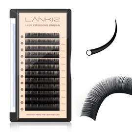 Classic Volume Lash Extension, 0.15 C Curl 9-20mm Mixed Eyelash Extension Lash Trays, Super Matt Black Individual Lash Extensions for Professional Salon Use