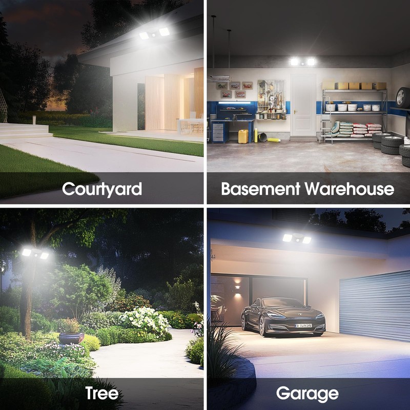Allotall Rechargeable Battery Operated Lights 3-5 Months Endurance Motion Sensor