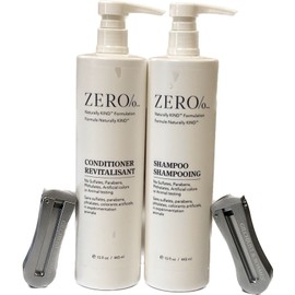 Gilchrist & Soames Hotels Zero% 1 Shampoo & 1 Conditioner 15 OZ + 2 Brackets