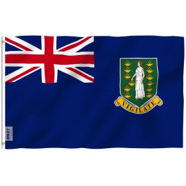 Anley Fly Breeze 3x5 Foot British Virgin Islands Flag - Virgin Islander Flags