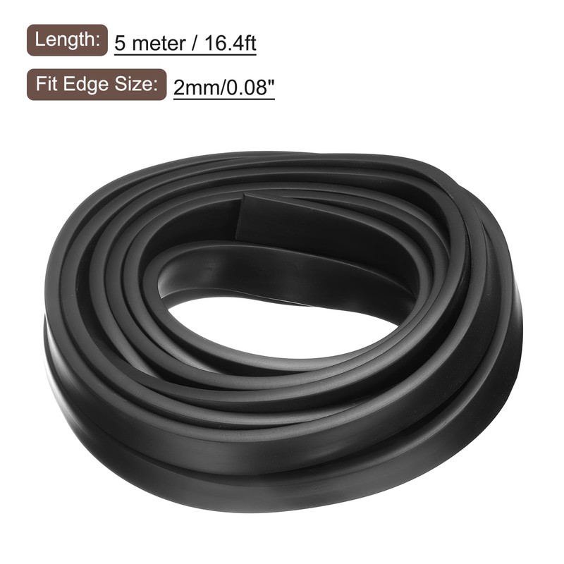 sourcing map sourcing map U Channel Edge Trim, 16.4ft Length
