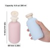 6.8 oz Shampoo and Conditioner Bottles, Shampoo Squeeze Bottle, Shampoo