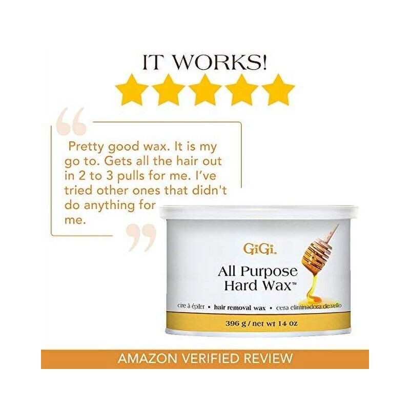 GiGi All Purpose Hair Removal Hard Wax 14oz