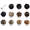 CiCiCa – Synthetic Hairpiece Scrunchies with Elastic Band, Dark Brown