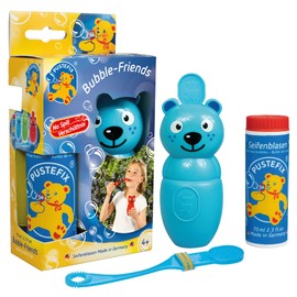 PUSTEFIX Bubble-Friends Cat I 70 ml Bubble Water I Bubbles Made in Germany I Soap Bubbles Toy for Children's Birthday, Bridal Party, Summer Party & as a Guest Gift I Fun for Toddlers