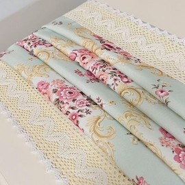 wutup Nightstand Square Tablecloth,Bedside Tablecloth,End Tablecloth, Tablecloth for Coffee Table/Printer Dustproof/Vase Table (Light Green, 30 * 30 Inches)