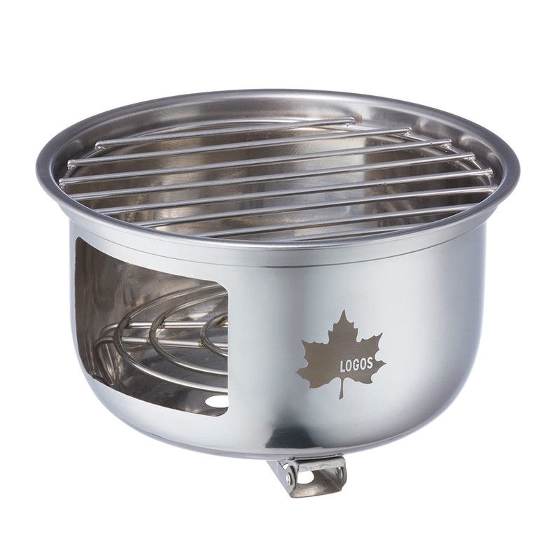 Logos 81062820 Mini Bonfire Stove, Silver (When Assembled) (Approx.) Width