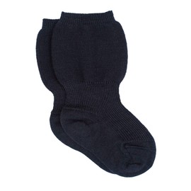 Grödo, Girls and Boys Speckbein Baby Socks Made from 100% Organic Virgin Wool, navy