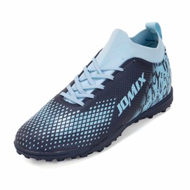 JOMIX Scarpe da Calcetto Calcio Unisex Bambini Ragazzi Adolescenti – Multitacchetti TF per Campi Sintetici ed Erba Artificiale – Leggere Resistenti Antiscivolo WOS250436 (Blu, 35)