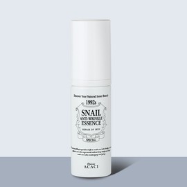 Agassi Snail Anti-Wrinkle Essence 50ml Snail Mucus Filtrate Mucin Ingredient Wrinkle Moisturizing / 아가시 스네일 안티링클 에센스 50ml 달팽이점액여과물 뮤신성분 주름보습