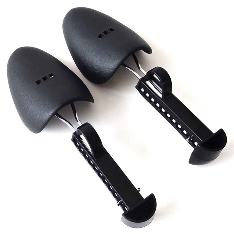 VASANA Mens Portable Practical Plastic Shoe Tree Adjustable Length Shoe
