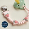 Itzy Ritzy Silicone Pacifier Clip – 100% Food Grade Silicone