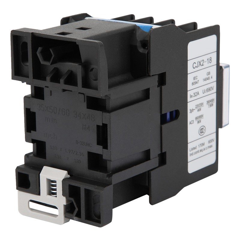 CJX2-1810 Rail Mount Contactor Industrial Electric Contactor(380V AC)