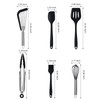 MAXCOOK Silicone Cooking Utensils,Heat Resistant Kitchen Utensil Set of 6，Rubber