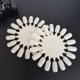 Nail Color Chart Basic 20pcs Color Display Nail Art Practice Transparent 20pcs