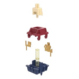 Gateron Quinn Keyboard Switches,5-Pin Factory Pre-lubed 59gf Tactile Switches Suitable for MX Mechanical Keyboards (10PCS)